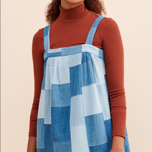 Anthropologie  shade Of Blue Midi - Picture 2 of 5